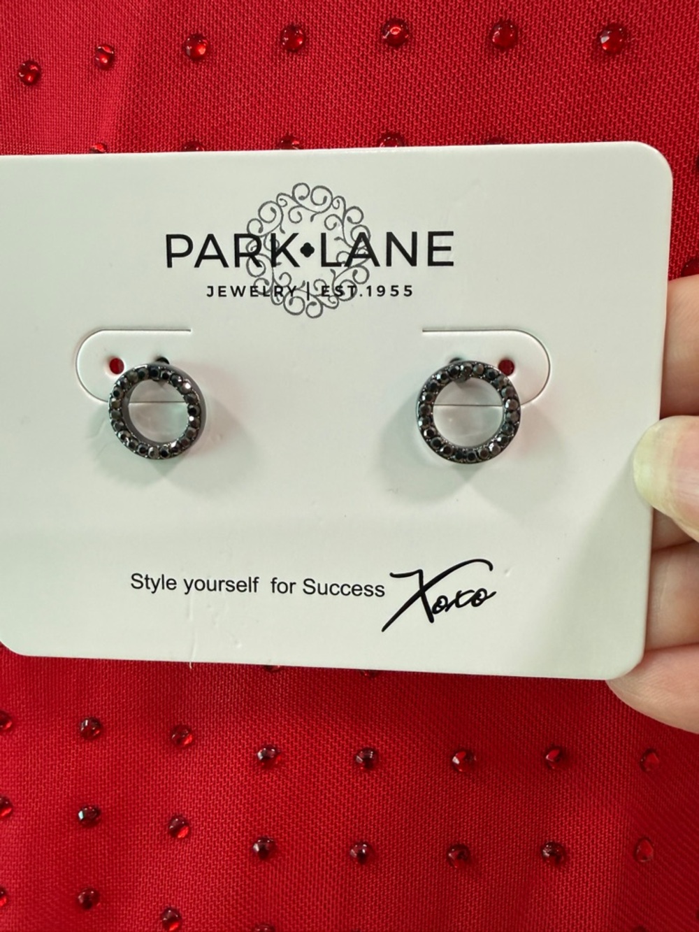 Park Lane Roo earrings in black hematite